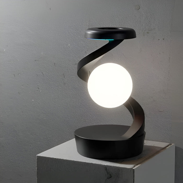 Modern desk lamp with rotating ball
