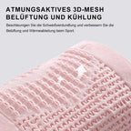 Multifunctional, breathable, concealed hip bag made of knit