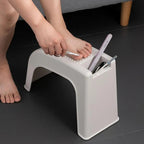 Plastic Footstool with Anti-Slip Base