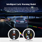 1080P HD Mini ADAS Dashcam with 360° Rotating Function