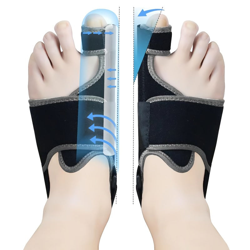 Adjustable hallux valgus corrector