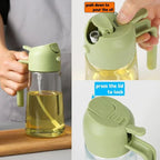2 in 1 oil pouring bottle