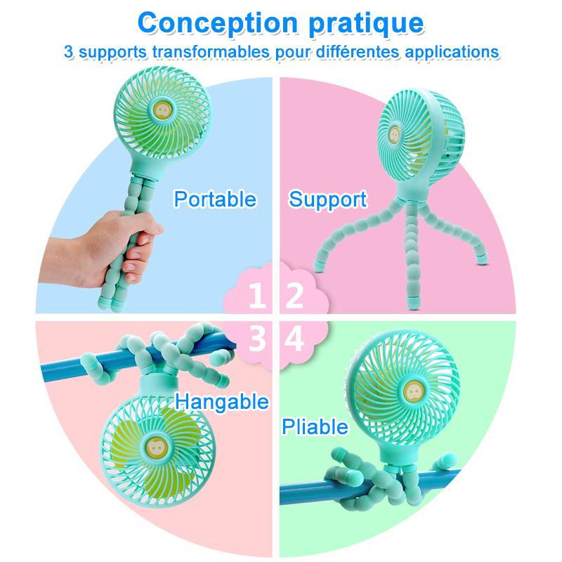 Ciaovie Mini portable deformable fan