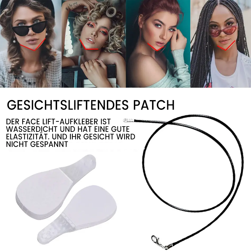 Waterproof and invisible facelift stickers, 120 pieces