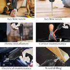 Electric Cordless Screwdriver - Lightweight Tool, Heavy-Duty Power