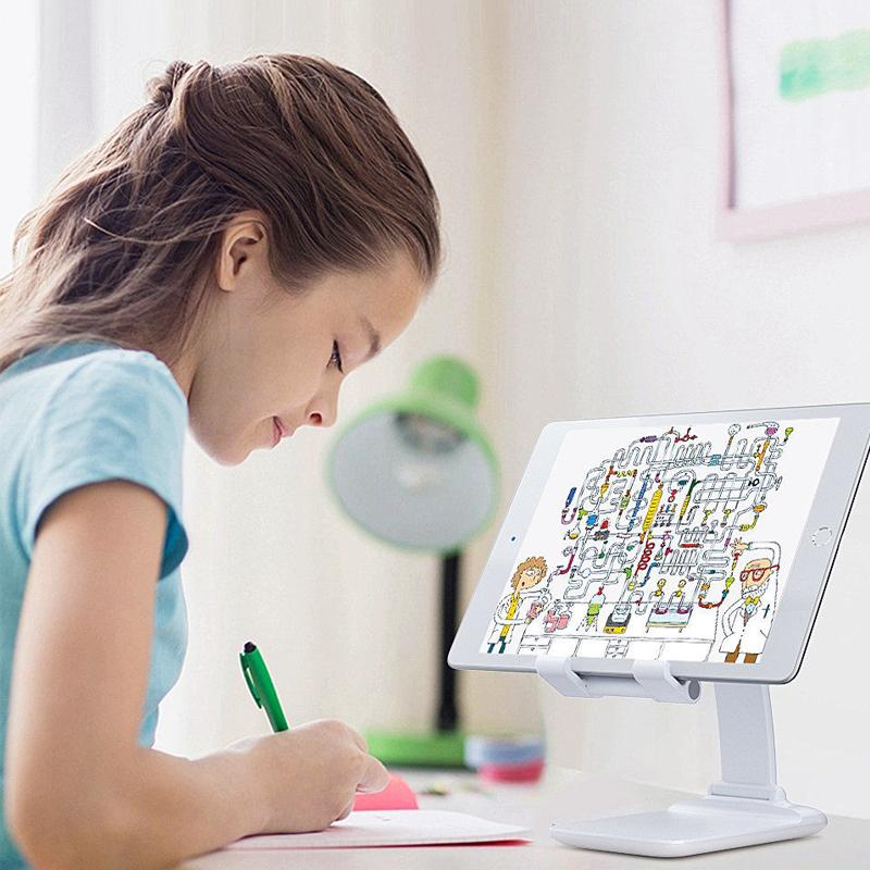 Adjustable and foldable mobile phone stand