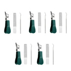Three Sets Of Eagle Beak Beveled Nail Clippers