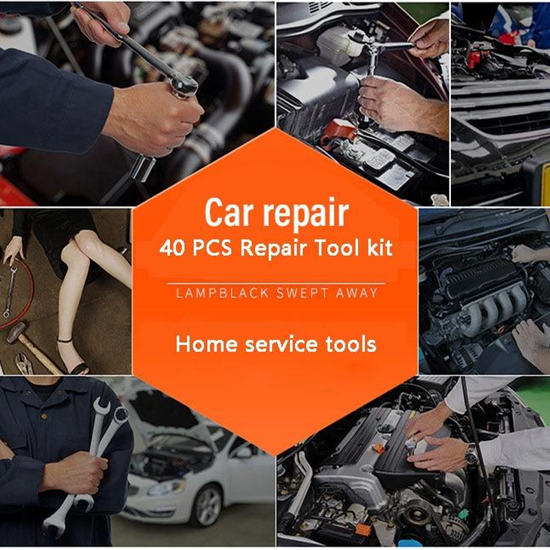 Socket tool set for bicycle or car repair