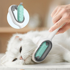 Hair removal comb with water tank