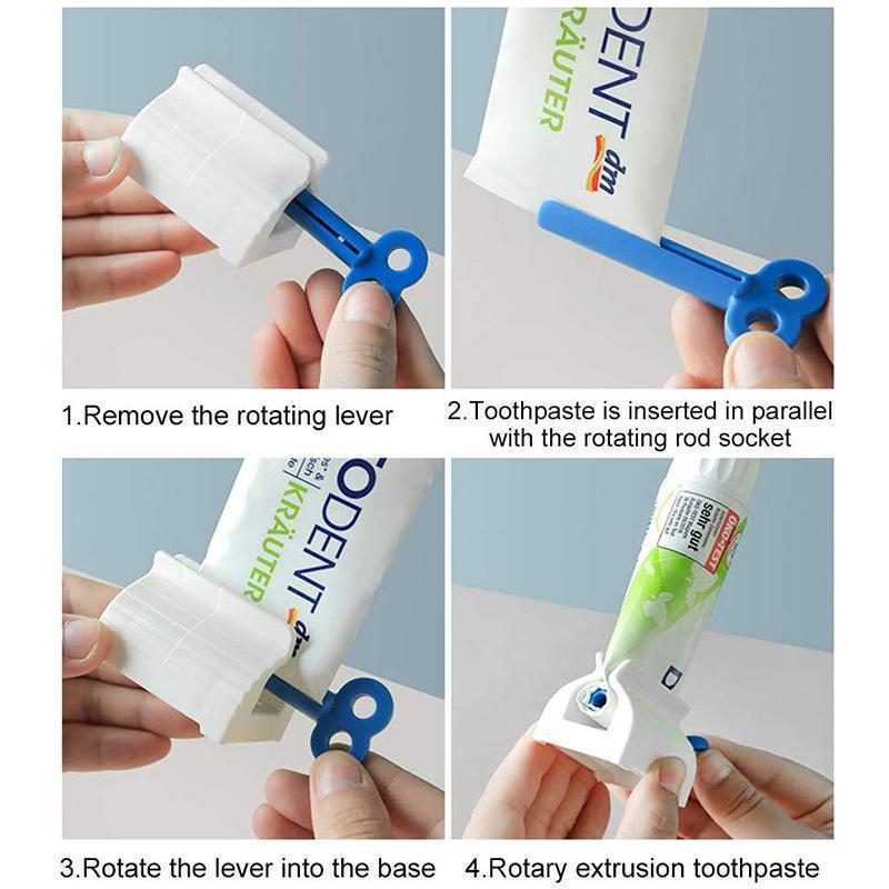 Recyclable eco-friendly toothpaste tube squeezer