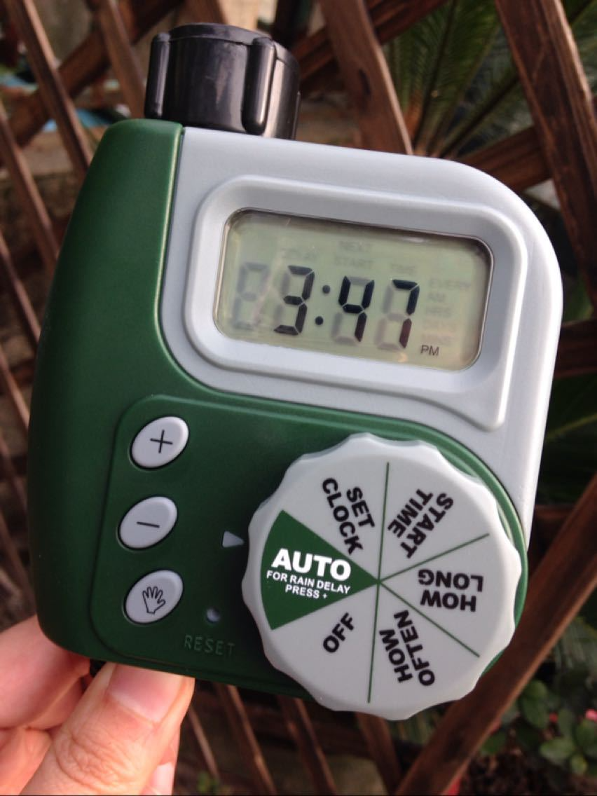 Digital irrigation control for garden – Automatic tap timer with LCD display