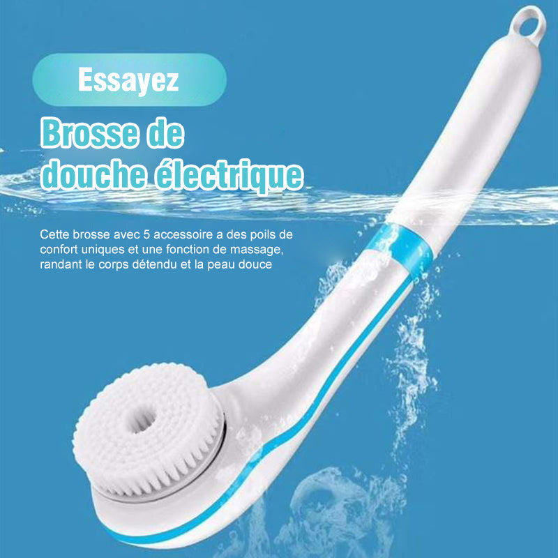 5-in-1 electric shower brush