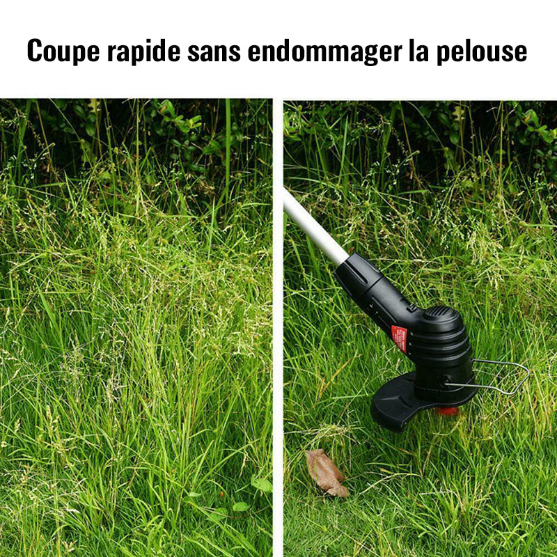 Cordless Electric Lawn Mower and Edger with Instant Line Feed