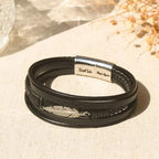 Memorial Feather Men's Bracelet