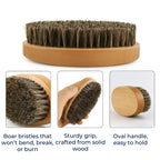 Easy Lather & Frizz Control – Soft Bristles – Skin-Friendly Grooming – Perfect Daily Beard Care for Men