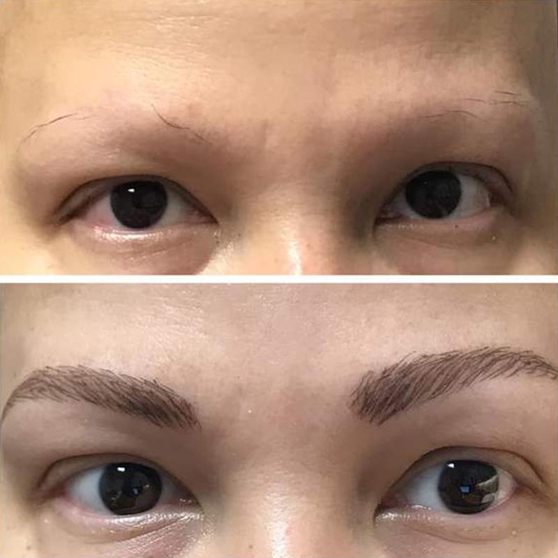 Long-lasting eyebrow pencil