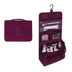 TravelEase – Water-repellent Cosmetic Bag with Hook and Compartments | Travel Toiletry Bag
