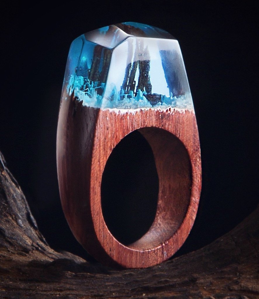 Quanta - Magic Forest Resin Ring