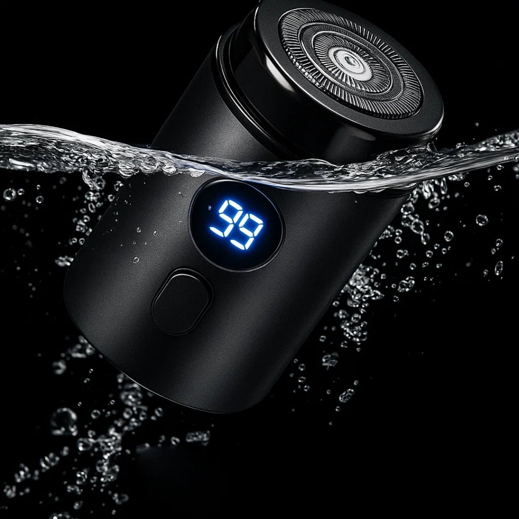 Compact USB Shaver – Waterproof IPX7 – Smooth Portable Grooming for Men with Close Shave Comfort