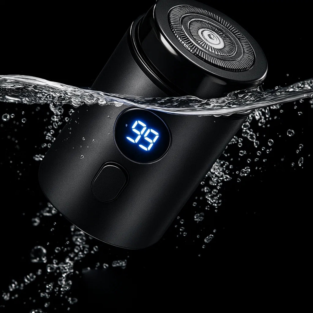 Compact USB Shaver – Waterproof IPX7 – Smooth Portable Grooming for Men with Close Shave Comfort