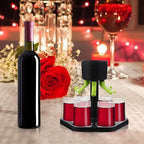 Shot glass dispenser and holder