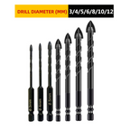 Hexagonal Shaft Triangle Drill Set