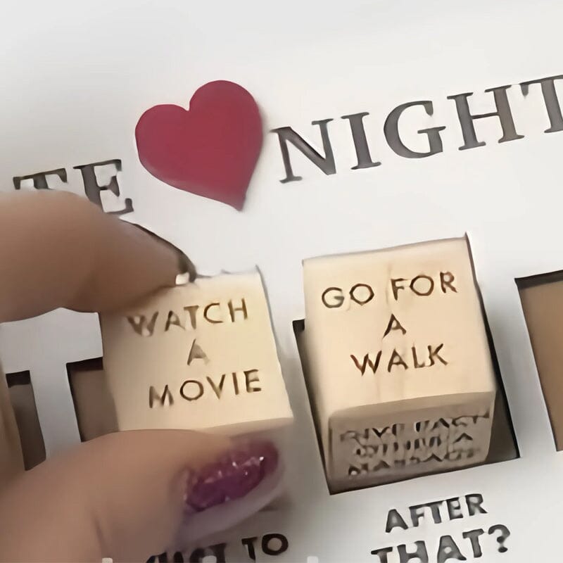 Funny Date Night Dice Night Edition - Anniversary Gift