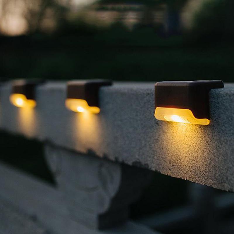 Waterproof Stair Solar Lights for Outdoors (4 pieces)