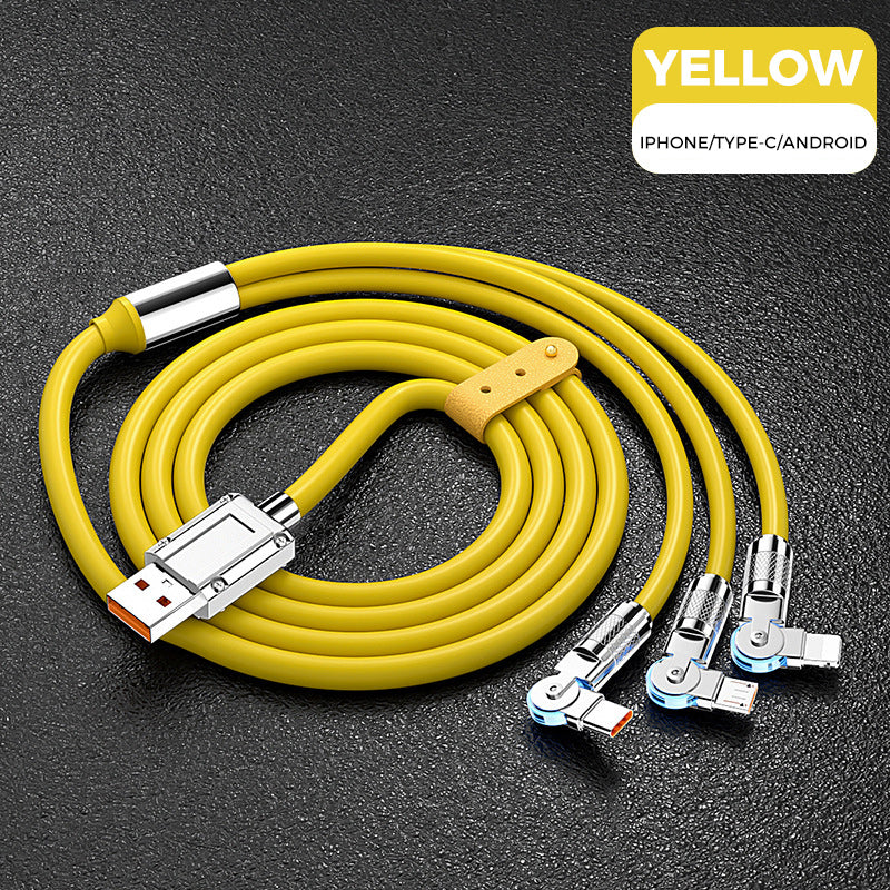 Rotating elbow data cable
