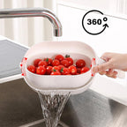 Kitchen strainer with cutter