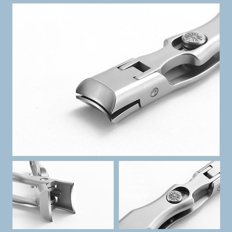 Portable ultra-sharp stainless steel nail clippers