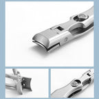 Portable ultra-sharp stainless steel nail clippers