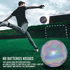 Reflective Glowing Soccer Ball