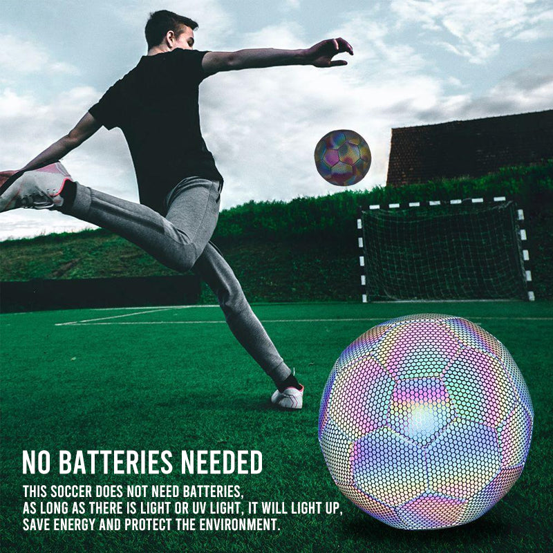 Reflective Glowing Soccer Ball