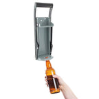 Space-saving can opener for kitchens