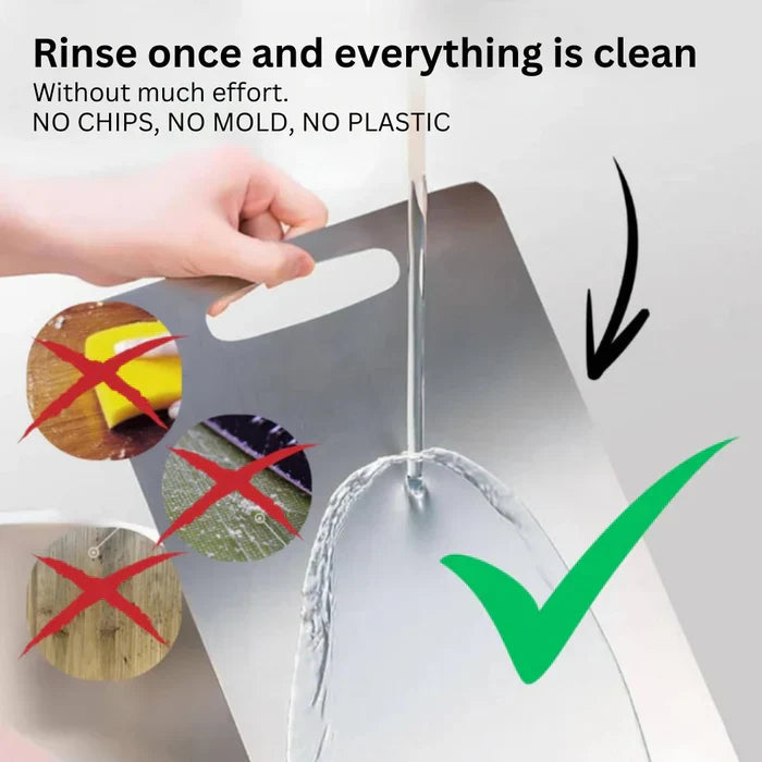 Antibacterial Titanium Cutting Board for a Hygienic Kitchen