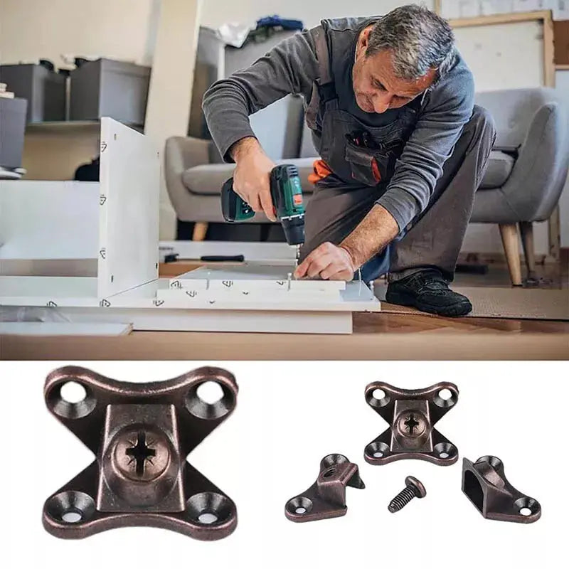 5+5 | Removable Zinc Alloy Corner Connector – Stable & Rustproof