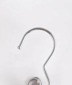 5+5 | Stainless Steel Space-Saving Clothespins with Swivel Hook