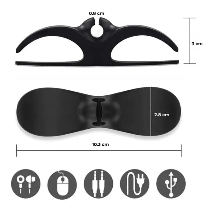 5+5 Self-adhesive cable organizer