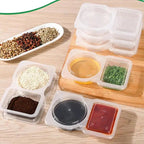 5+5 | Leak-proof double container for sauces & snacks