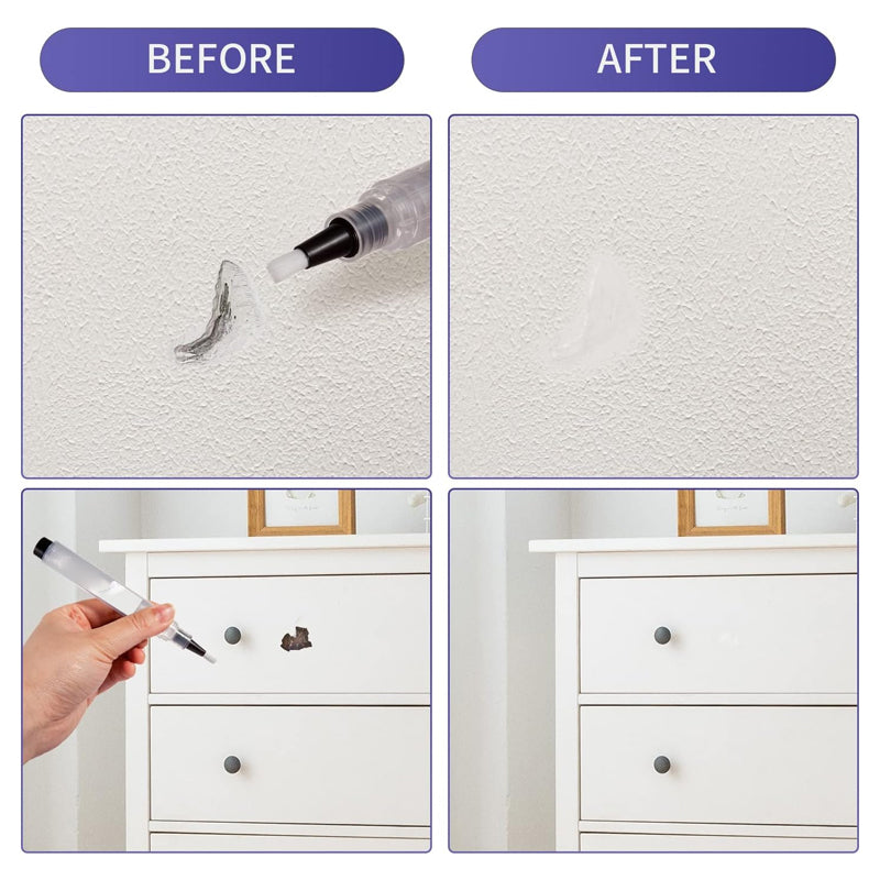Multifunctional refillable touch-up color pen brush