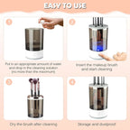 Ultimate electric makeup brush cleaner