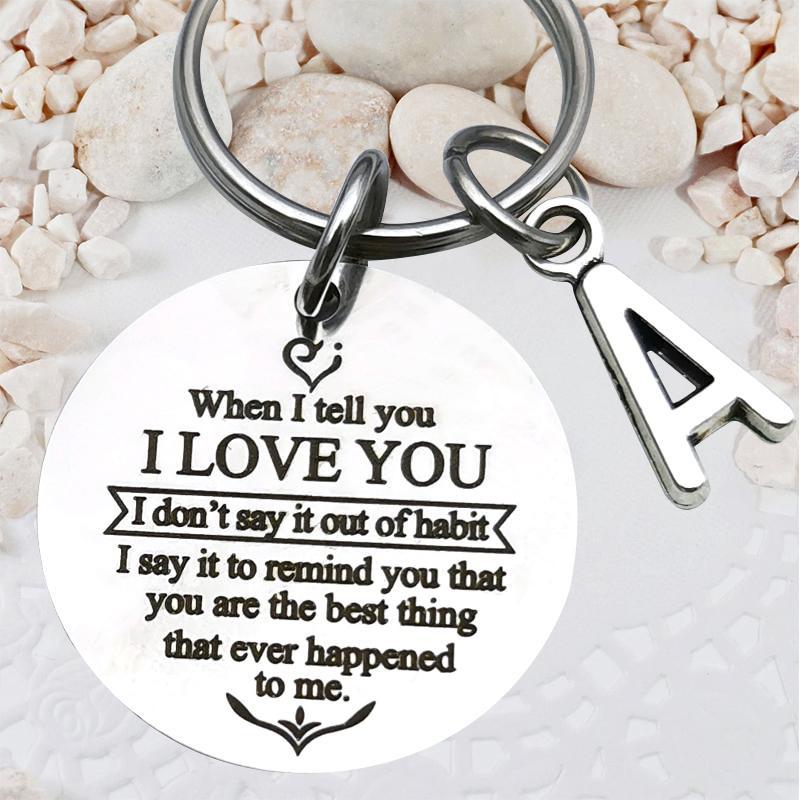 To my Lover Keychain