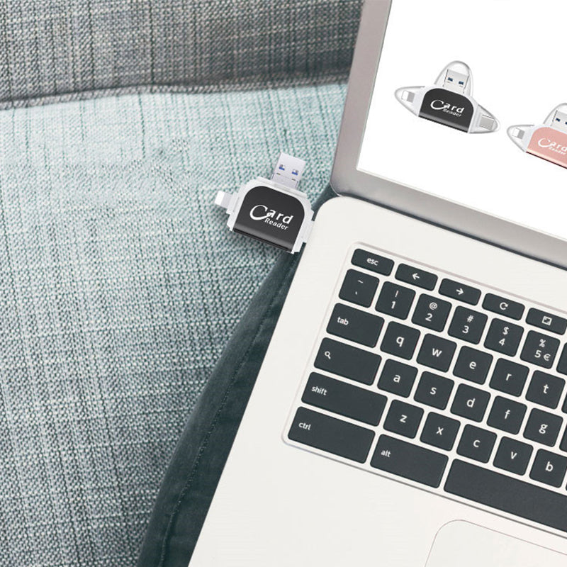 Universal 4-in-1 Sd Tf Card Reader