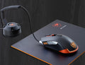 Mouse Bungee with Vacuum Suction Pad, Flexible Mount and Cord Groove, for Smoother Cursor Movements