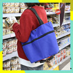 2 In 1 Folding Shopping Cart Tote Bag