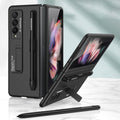 Fashion Kickstand Case with Pencil Slot for Samsung Galaxy Z Fold 3