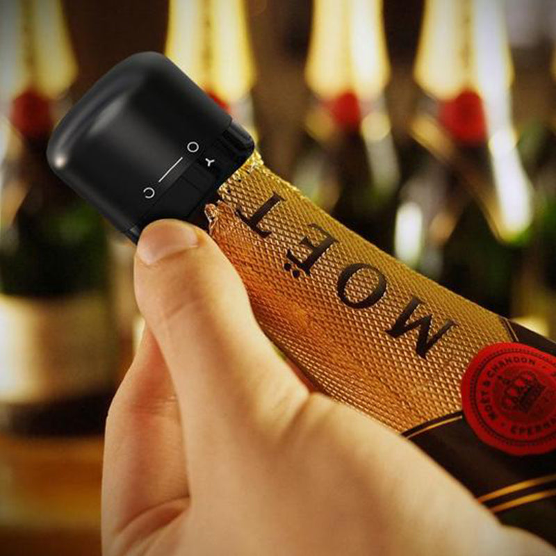 Silicone sealed wine, beer, champagne stopper