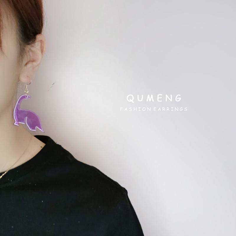 Acrylic Small Dinosaur Earrings