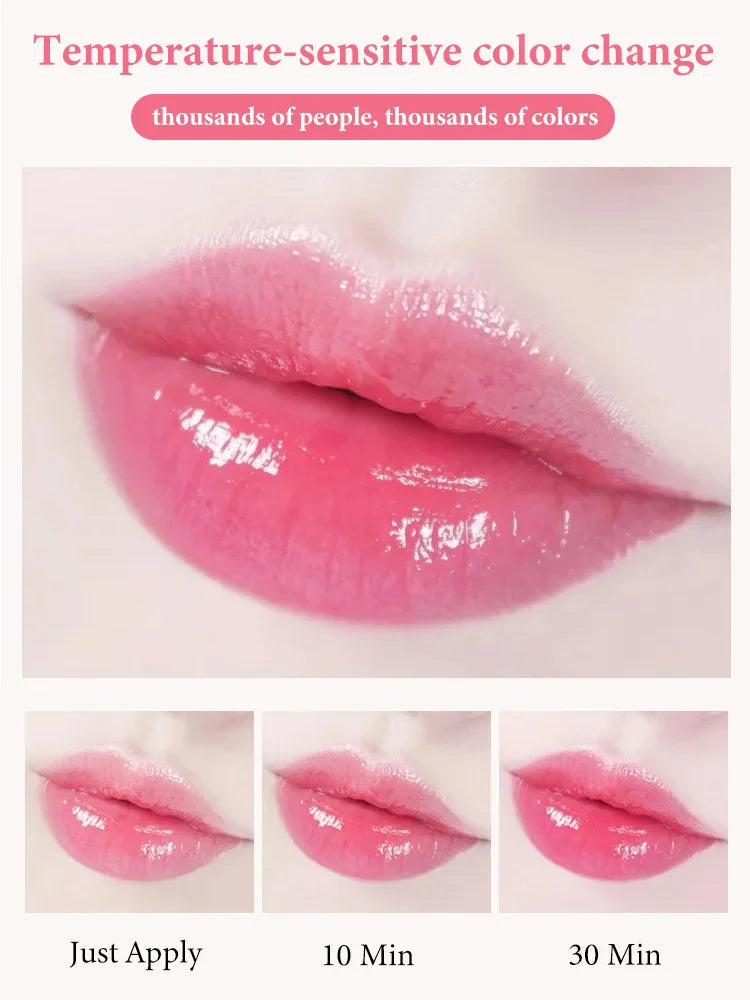Flower color-changing lipstick
